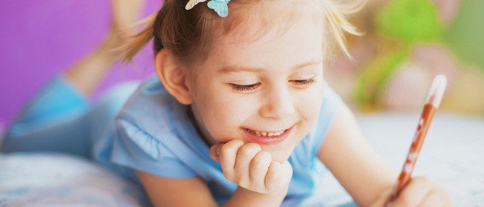 small-girl-writing
